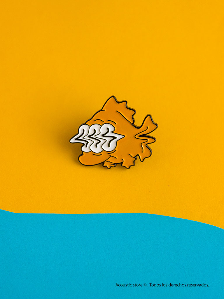 Pins pez de 3 ojos Blinky