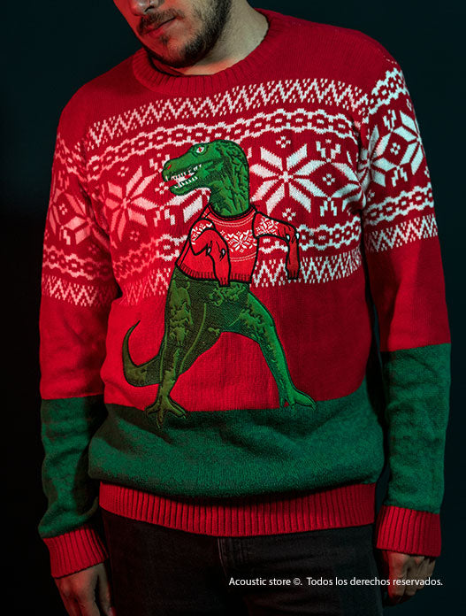Saco navideño T-Rex