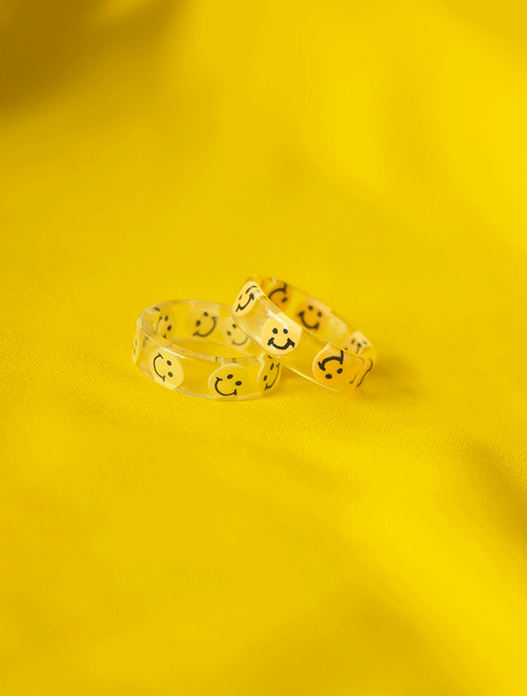 Anillo cara feliz
