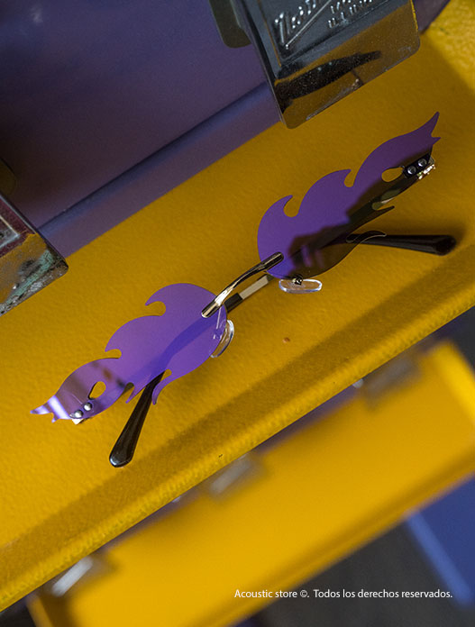 Gafas vulcano violeta