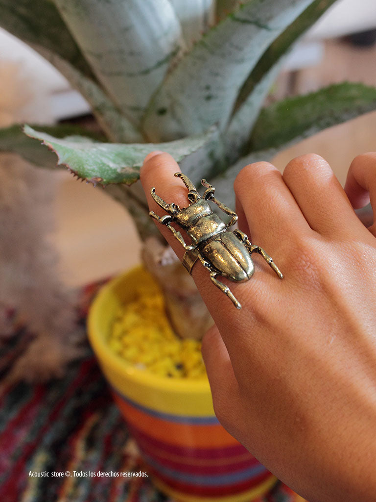 Anillo escarabajo